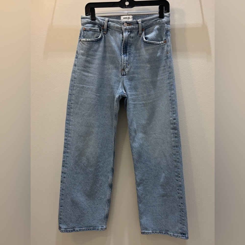 Agolde Women’s “REN” High Waist Wide Leg Jeans  - size 28 - color - Groove